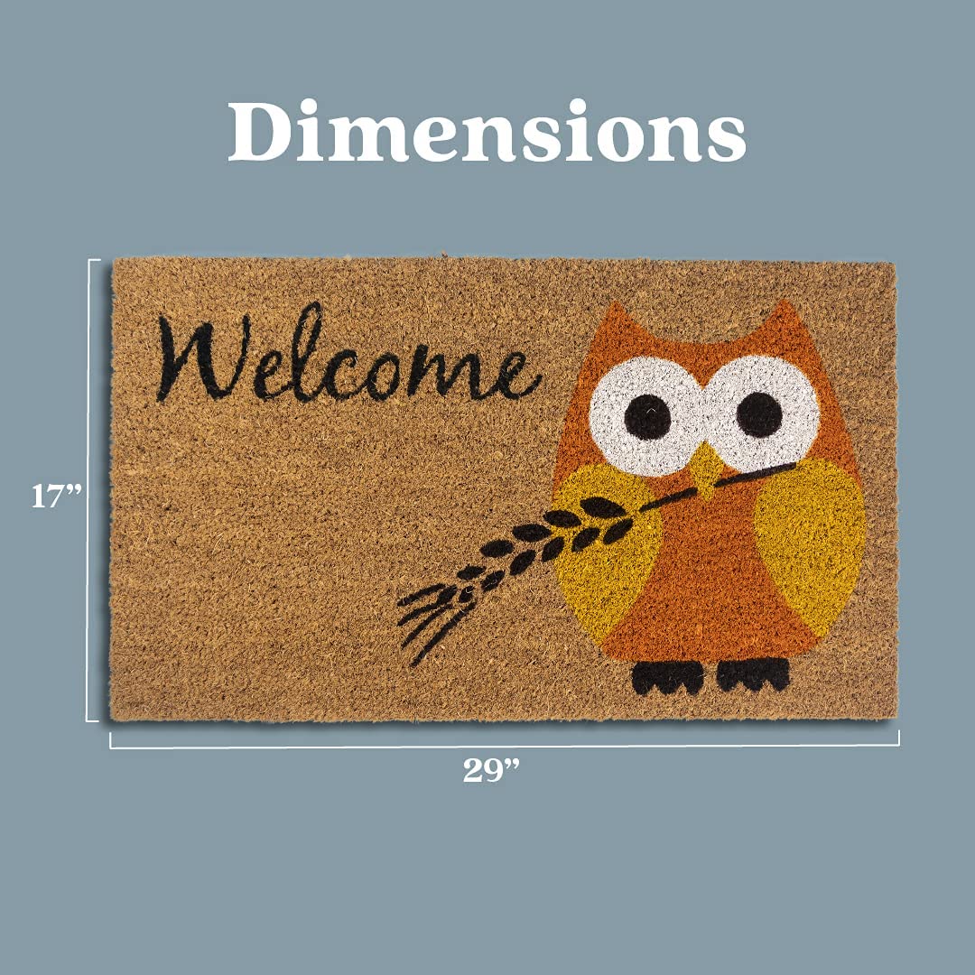 Avera Products Owl Fall Festive Doormat