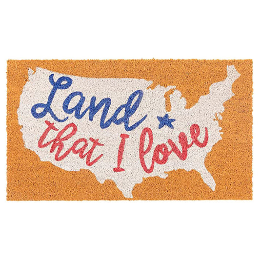 Avera Products "Land that I Love" Patriotic American Summer Doormat