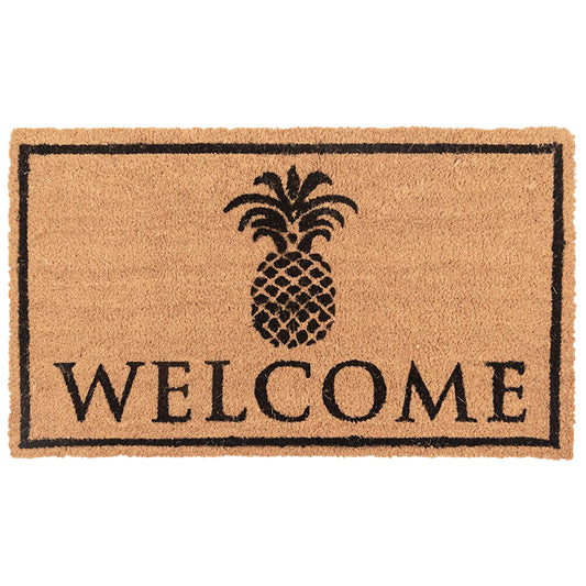 Avera Products "Welcome" Classic Pineapple Coir Doormat