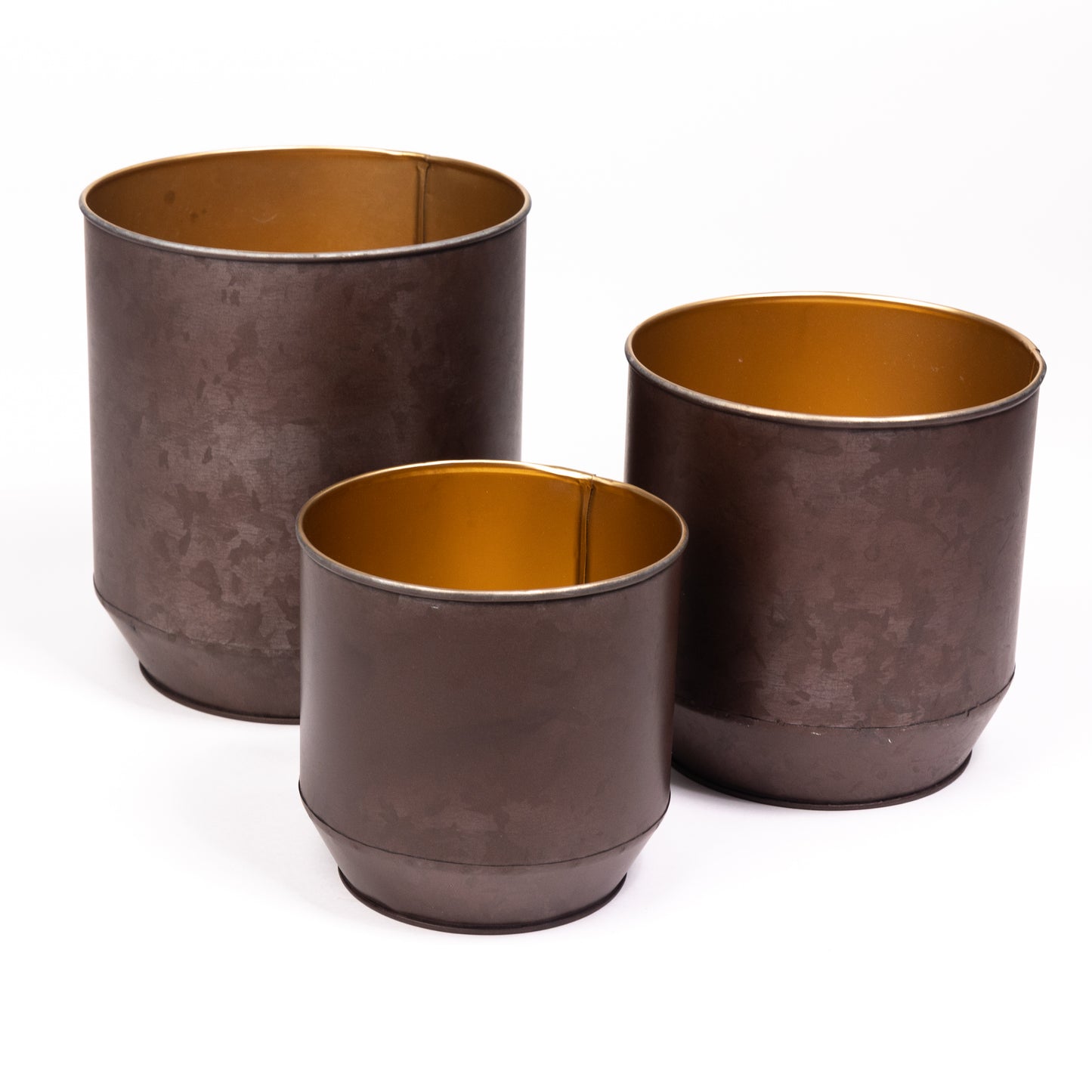 August Round Planters Set of 3